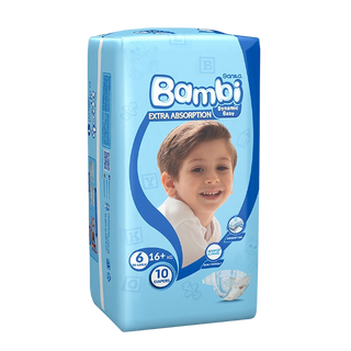 Sanita Bambi Extra Absorption XXL No. 6 Size (16+ kg) Diapers