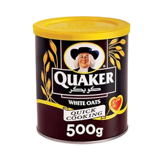 Quaker Quick Cooking White Oats Tin