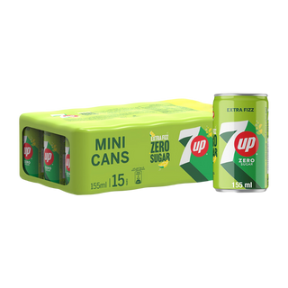 7 up Diet Carbonated Soft Drink Mini Cans