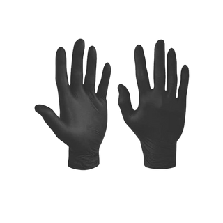 Falcon Black Vinyl Large Gloves