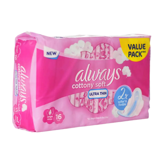 Always Cottony Soft Ultra Thin Large Pads