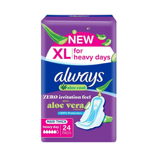 Always Aloe Cool XL Maxi Thick Heavy XL Pads