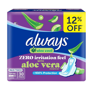Always Aloe Cool Maxi Thick Light Day Long Pads