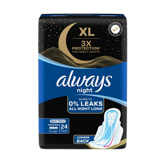 Always Night Maxi Thick Heavy Flow XL Night Pads
