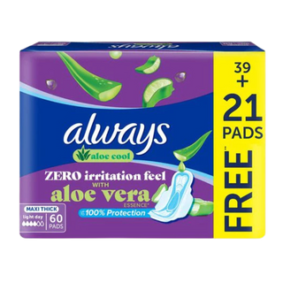 Always Aloe Maxi Thick Light Day Long Pads