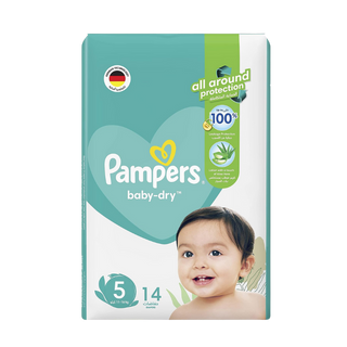 Pampers Baby-Dry Taped With Aloe Vera Lotion No. 5 Size 11-16 kg Diapers