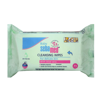 Sebamed Baby Cleansing Wipes With Aloe Vera