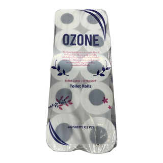 Ozone Toilet Rolls 400 Sheets*2 Ply