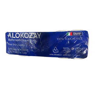 Alokozay Bathroom Tissues 200 Sheets*2 Ply