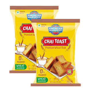 American Harvest Wheat Toast Rusk Twin Pack