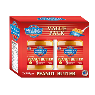 American Harvest Creamy Peanut Butter Twin Pack