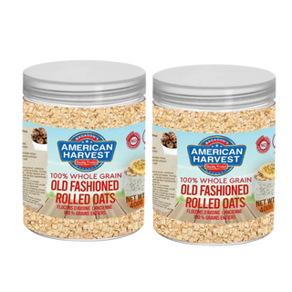 American Harvest Whole Grain Rolled Oats Twin Pack