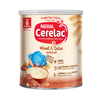 Nestle Cerelac Wheat & Dates (6+ Months)